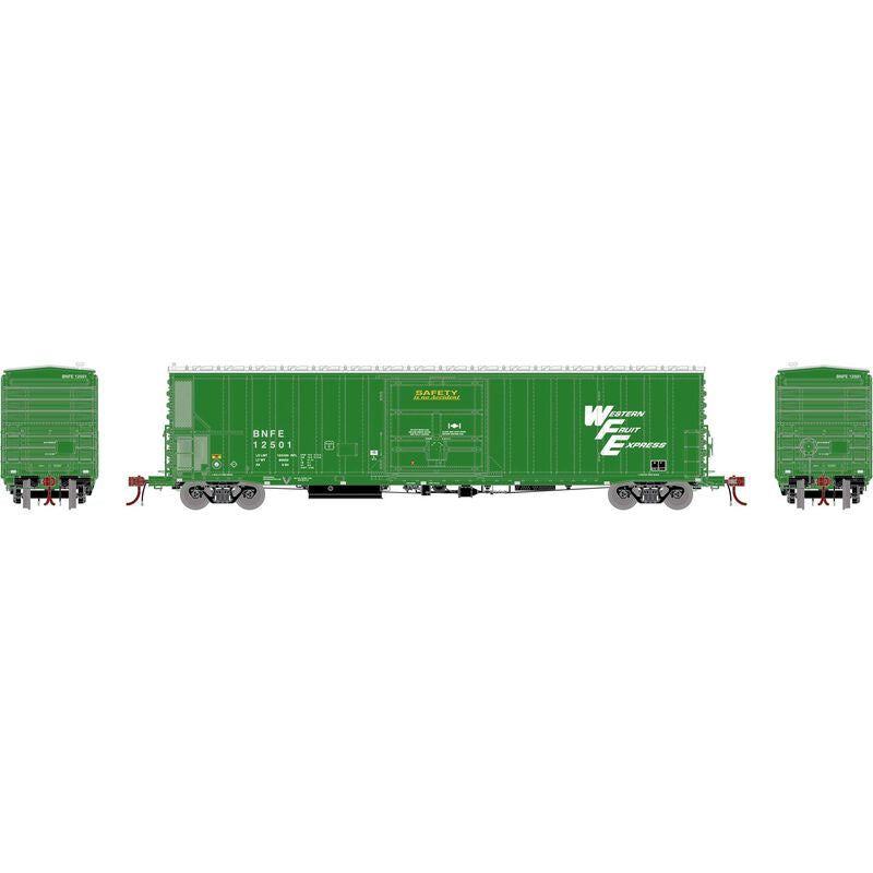 Athearn Genesis HO  57' FGE Mechanical Reefer, BNFE 'Green' #12501