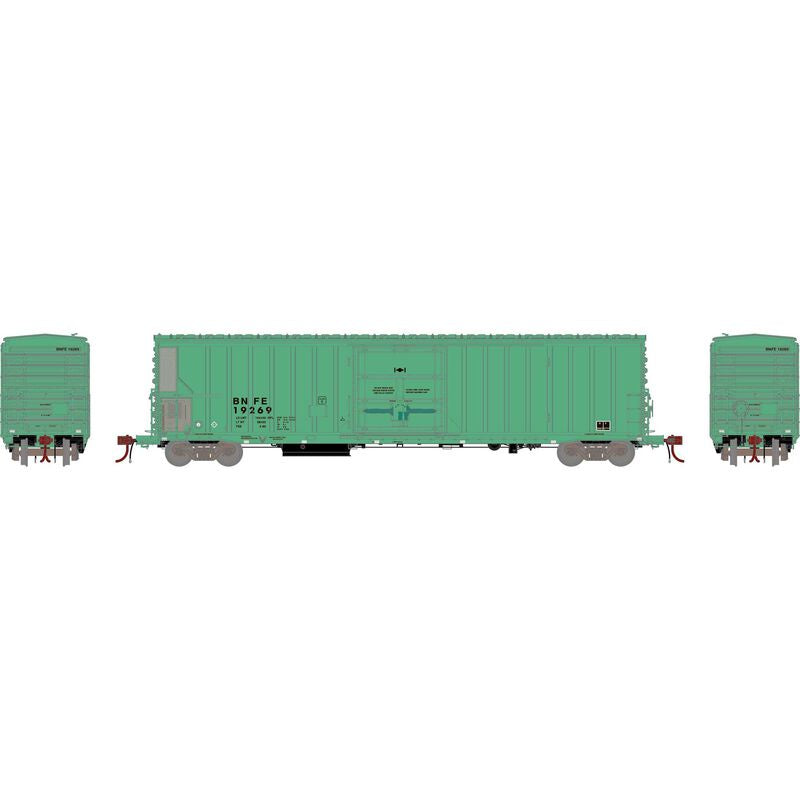Athearn Genesis HO  57' FGE Mechanical Reefer, BNFE Primed For Grime 'Faded Green' #19269