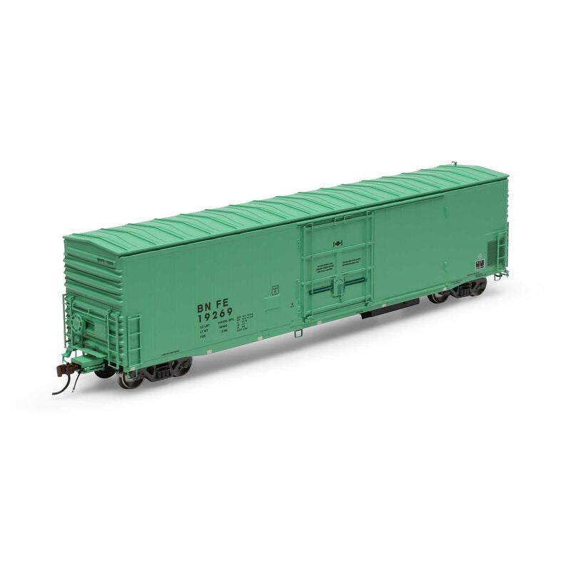 Athearn Genesis HO  57' FGE Mechanical Reefer w/Sound, BNFE Primed For Grime 'Faded Green' #19269