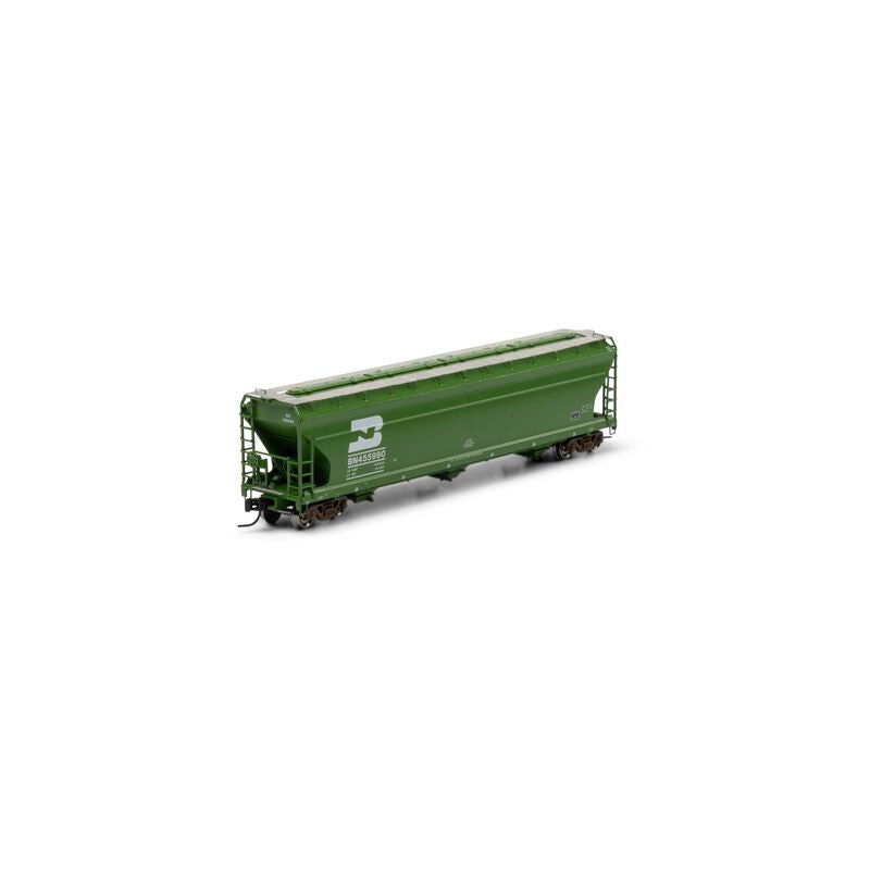Athearn Genesis N ACF 4600 Covered Hoppers, Burlington Northern (BN) #455990