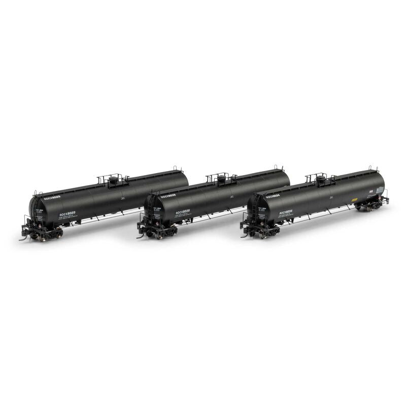 Athearn Genesis N UTC 33K LPG Tank Car- Early, Primed For Grime ROCX #8029/8034/8038 (3)