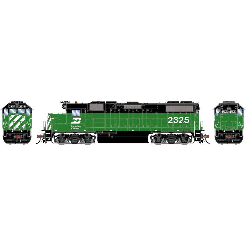 Athearn Genesis HO GP38-2 Locomotive, Burlington Northern (BN) #2325