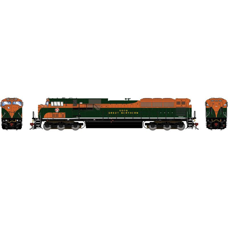 Athearn Genesis HO SD80MAC Locomotive w/DCC & Sound, Legendary Liveries Great Northern (GN) #5009