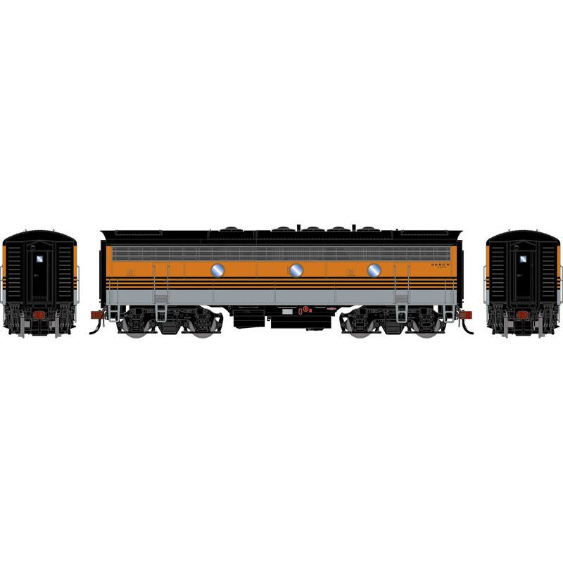 Athearn Genesis HO F7B Locomotive, Denver & Rio Grande Western (D&RGW)  'Aspen/Silver/Four Stripe' #5672
