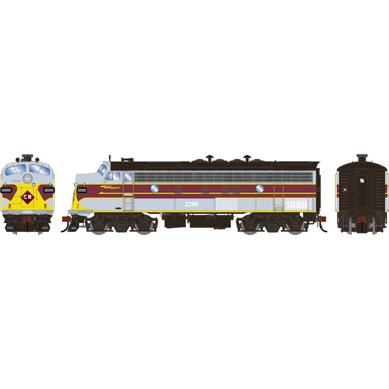 Athearn Genesis HO F3A Locomotive, Primed For Grime Conrail (CR) 'Ex-EL' #1888