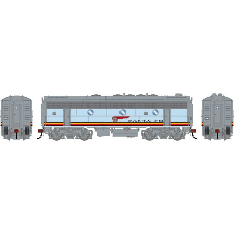 Athearn Genesis HO F7B Locomotive w/DCC & Sound, Santa Fe (ATSF) 'Passenger' #327A