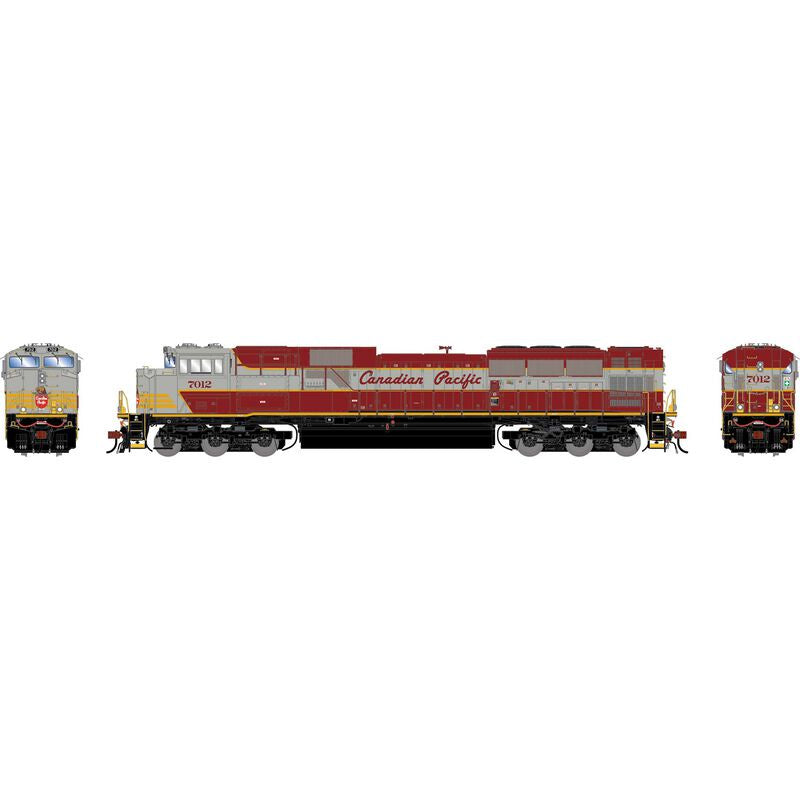 Athearn Genesis HO SD70ACU Locomotive w/DCC & Sound, Canadian Pacific (CP) 'Script Lettering' #7012