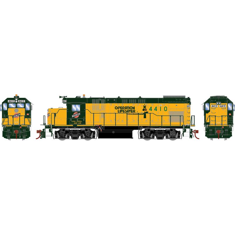 Athearn Genesis HO GP15-1 w/DCC & Sound, C&NW/OLS #4410 - ATHG13224