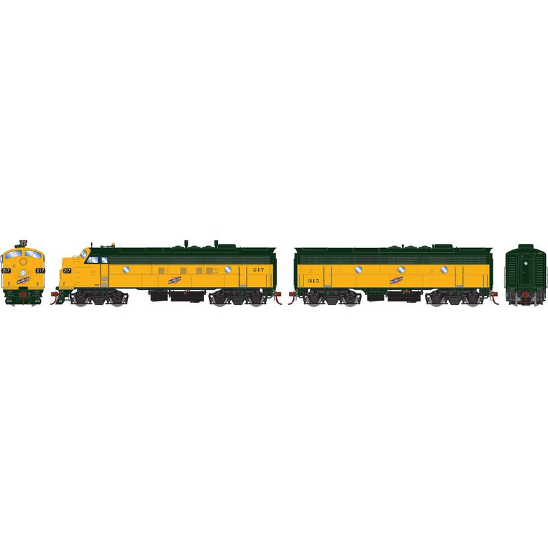 Athearn Genesis HO FP7A/F7B w/DCC & Sound, C&NW #217/#315 - ATHG19521