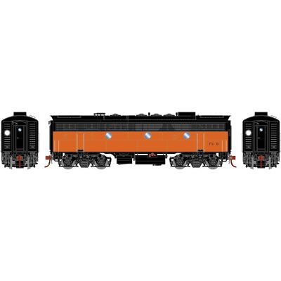 Athearn Genesis HO F7B, Milwaukee Road (MILW) #73B