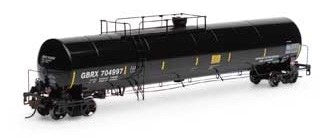 Athearn Genesis HO 33,900-Gallon LPG Tank/Late, GBRX #704997 - ATHG25656