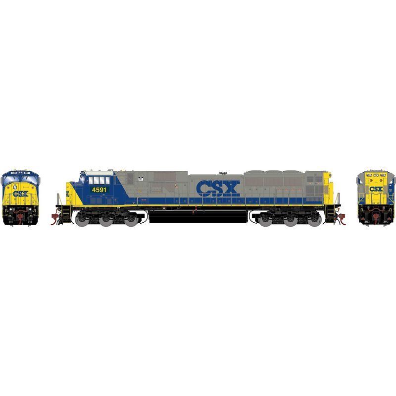 HO G2 SD80MAC, CSXT/YN2 #4591