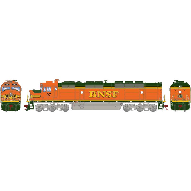 Athearn Genesis HO FP45 w/DCC & Sound, BNSF #97 - ATHG28610