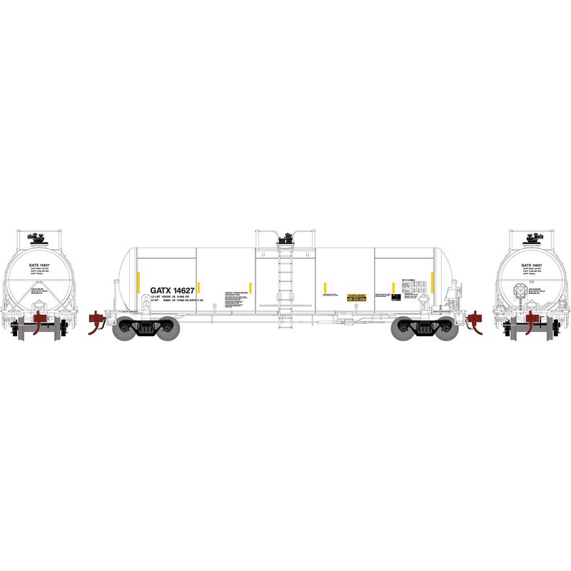 HO 20K Gal Acid Tank, GATX #14627