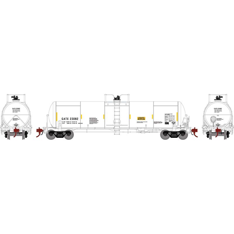 HO 20K Gal Acid Tank, GATX #23082