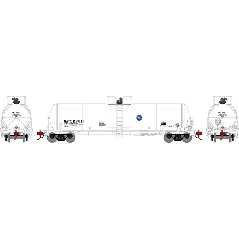 HO 20K Gal Acid Tank, GATX #29011