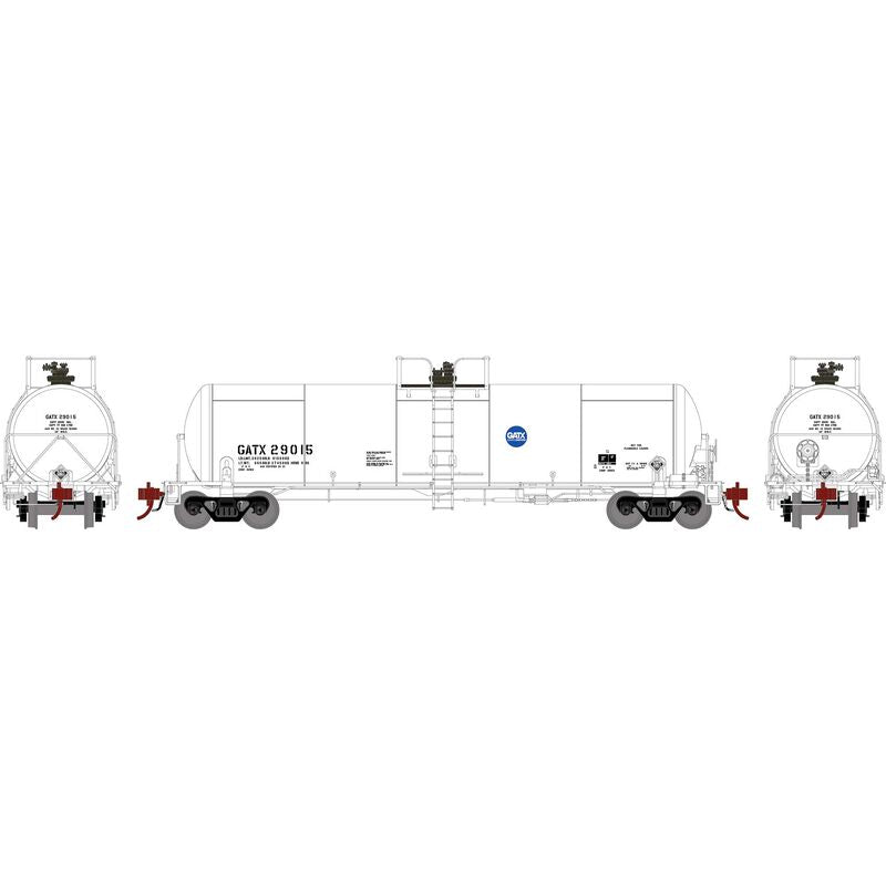 HO 20K Gal Acid Tank, GATX #29015