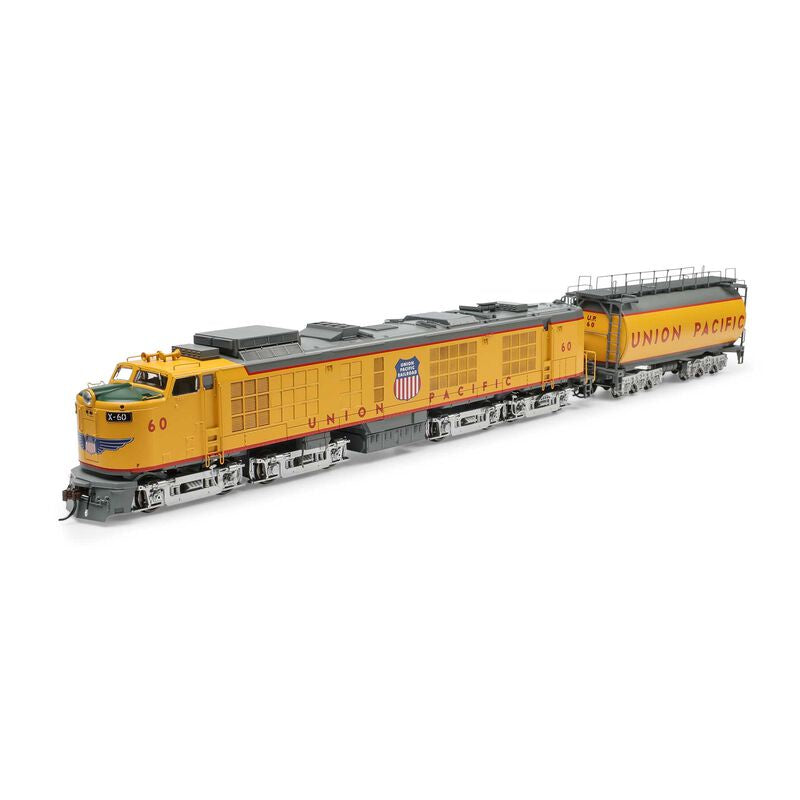 Athearn Genesis HO Gas Turbine w/Tender w/DCC & Sound, Union Pacific ( UP ) #60
