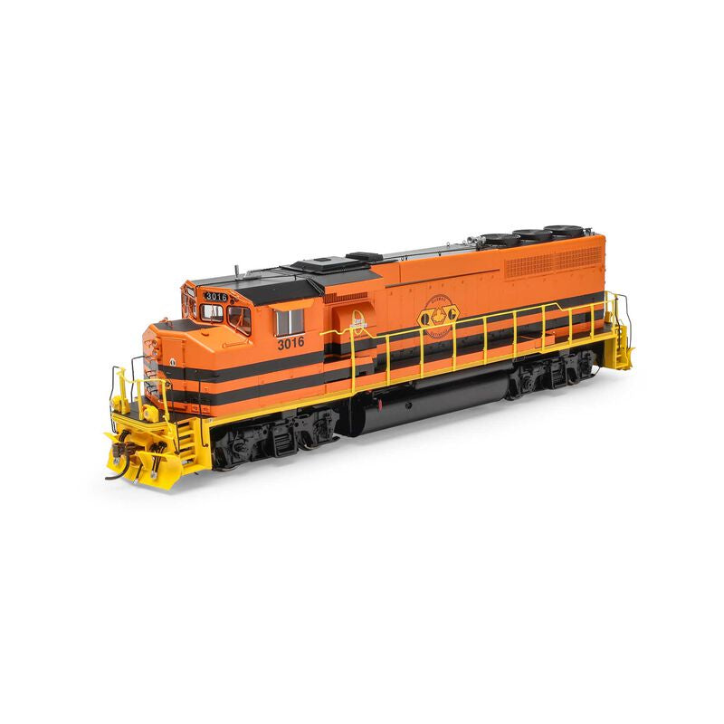 Athearn Genesis HO GP40-2L,  Quebec-Gatineau Railway QGRY #3016