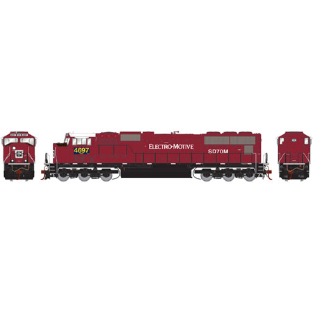 Athearn Genesis HO SD70M w/DCC & Sound, CSX/Ex-EMDX #4697 - ATHG69353
