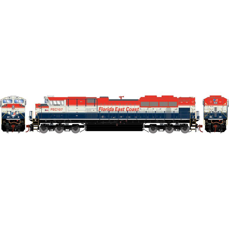 Athearn Genesis HO G2 SD70M-2, FEC #107 - ATHG70577