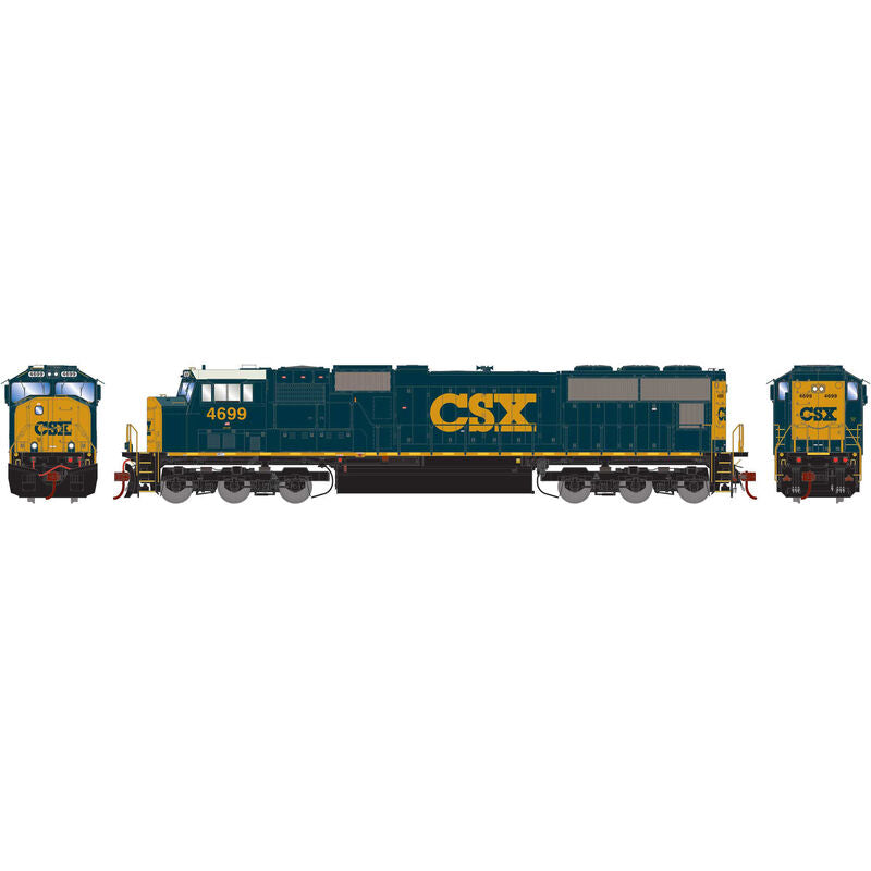Athearn Genesis HO SD70M w/DCC & Sound, CSX/YN3 #4699 - ATHG70667