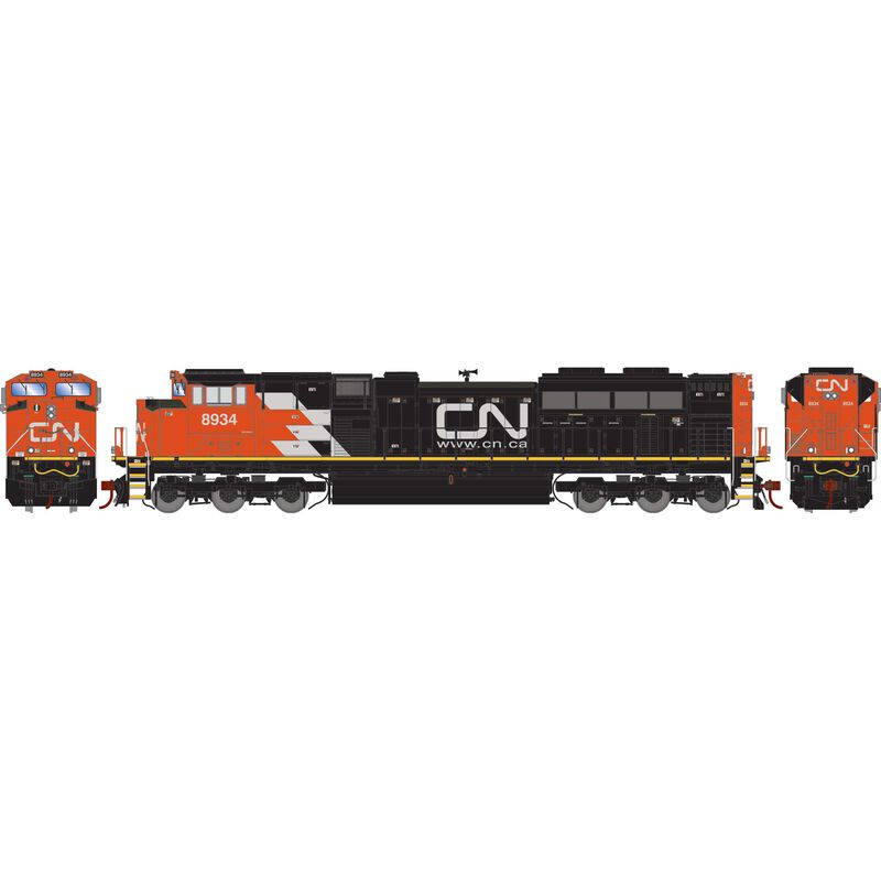 Athearn Genesis HO G2 SD70M-2 w/DCC & Sound, CN #8934 - ATHG70682