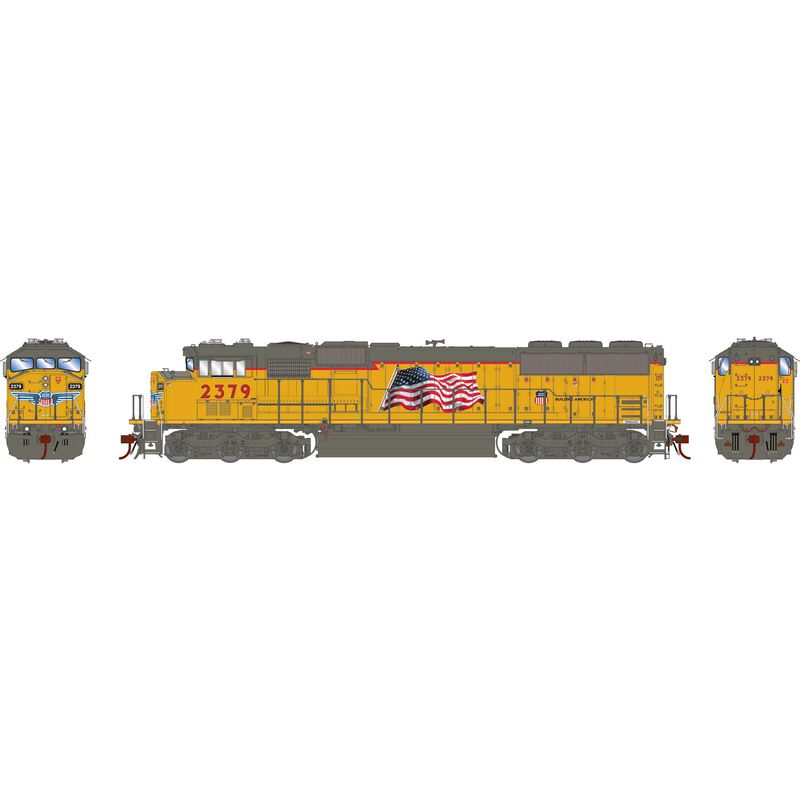 Athearn Genesis HO G2.0 SD60M Tri-Clops, UP #2379 - ATHG75519