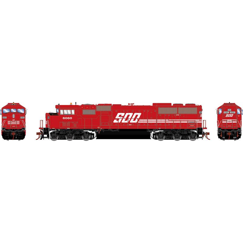 Athearn Genesis HO G2.0 SD60M Tri-Clops, SOO #6060 - ATHG75522