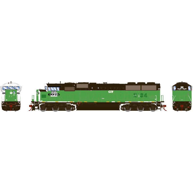 Athearn Genesis HO G2.0 SD60M Tri-Clops, Ex-BN CBFX #6025 - ATHG75524