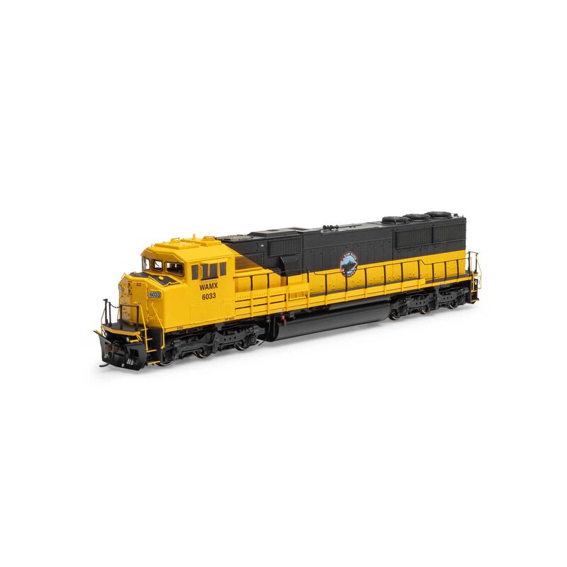 Athearn Genesis HO SD60M Tri-Clops w/DCC & Sound, WAMX #6033 - ATHG75645