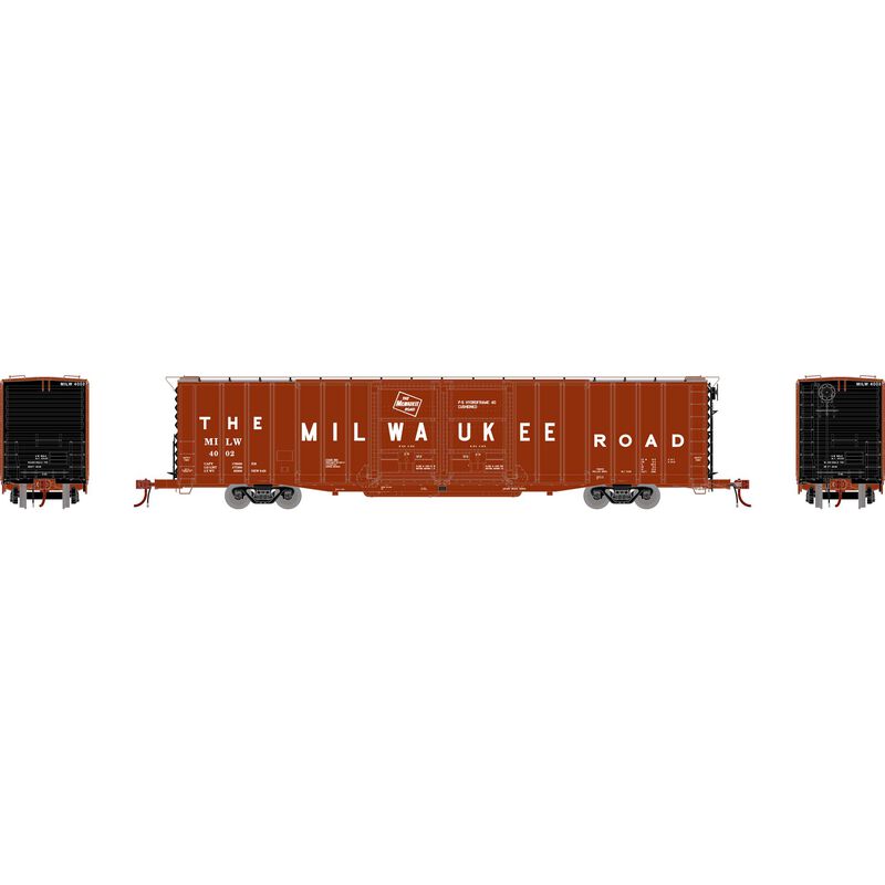 Athearn Genesis HO 60' PS Auto Box, MILW #4002 - ATHG75903
