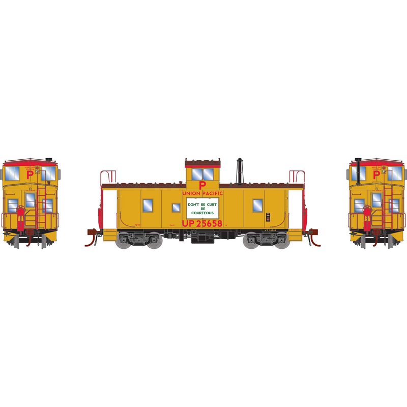 Athearn Genesis HO CA-9 ICC Caboose w/Lights & Sound, UP #25658 - ATHG78351