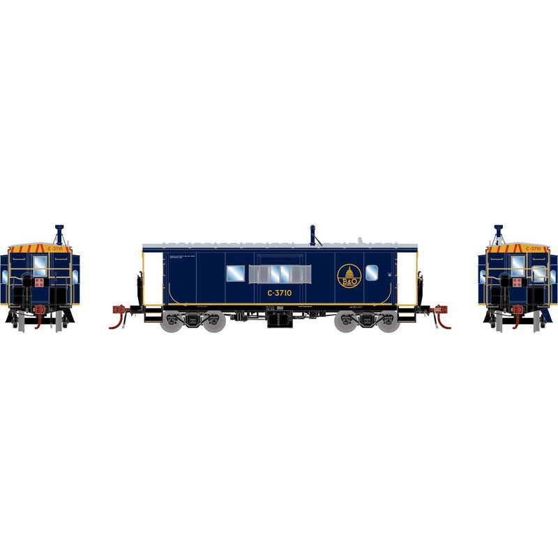 Athearn Genesis HO C-26 ICC Caboose w/Lights, B&O #C-3710 - ATHG78544