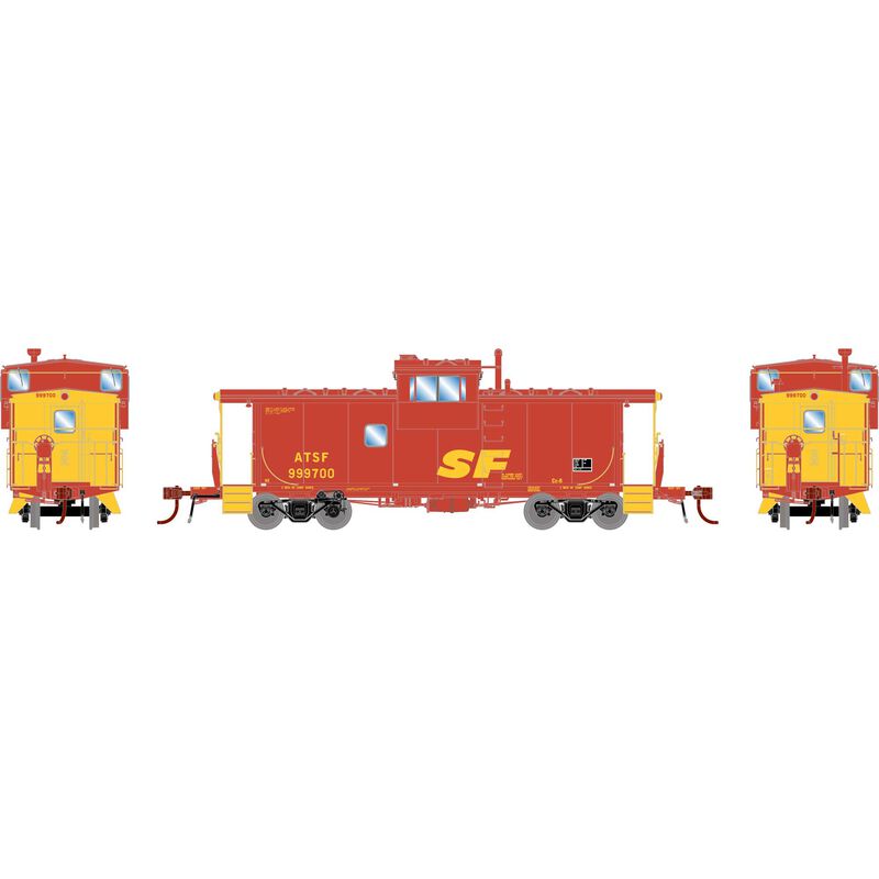 HO CE-8 ICC Caboose w/Lights,SF/Kodachrome #999700