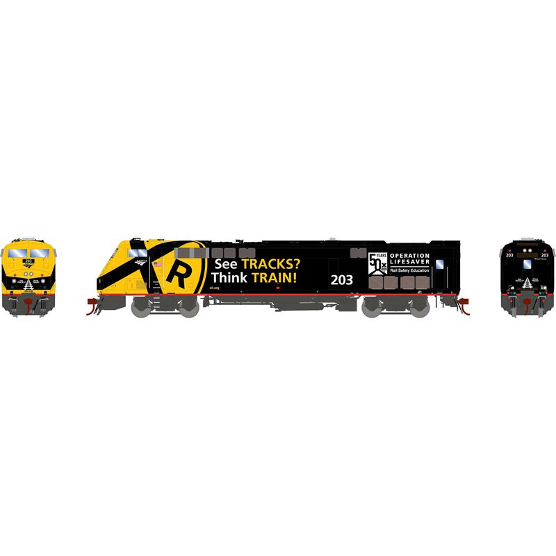 Athearn Genesis HO P42DC, AMTK/Operation Lifesaver #203