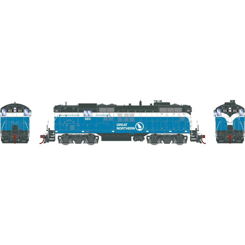 Athearn Genesis HO GP9 w/DCC & Sound, GN #683