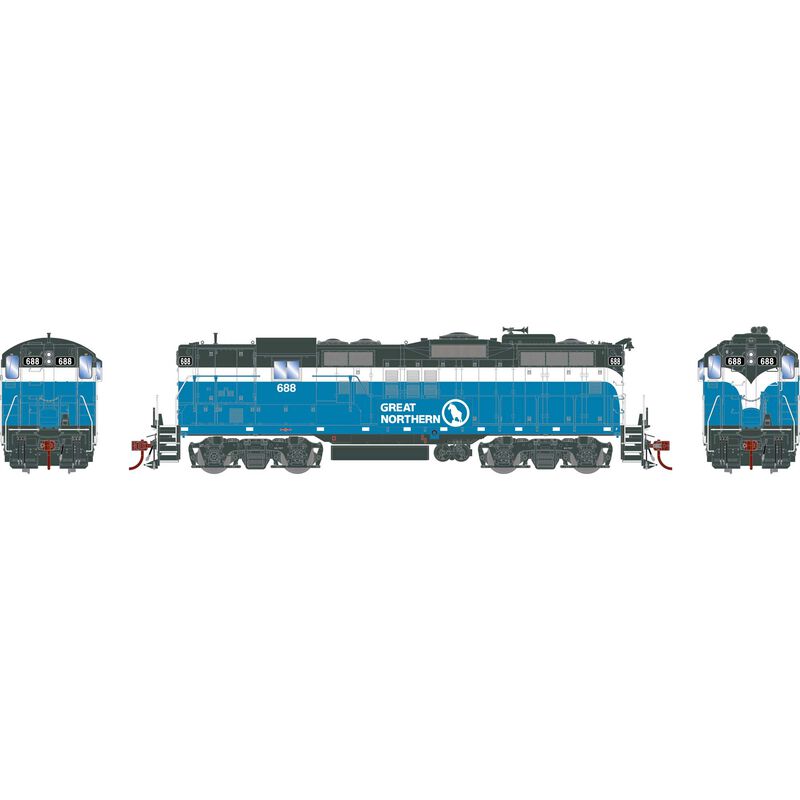 Athearn Genesis HO GP9 w/DCC & Sound, GN #688