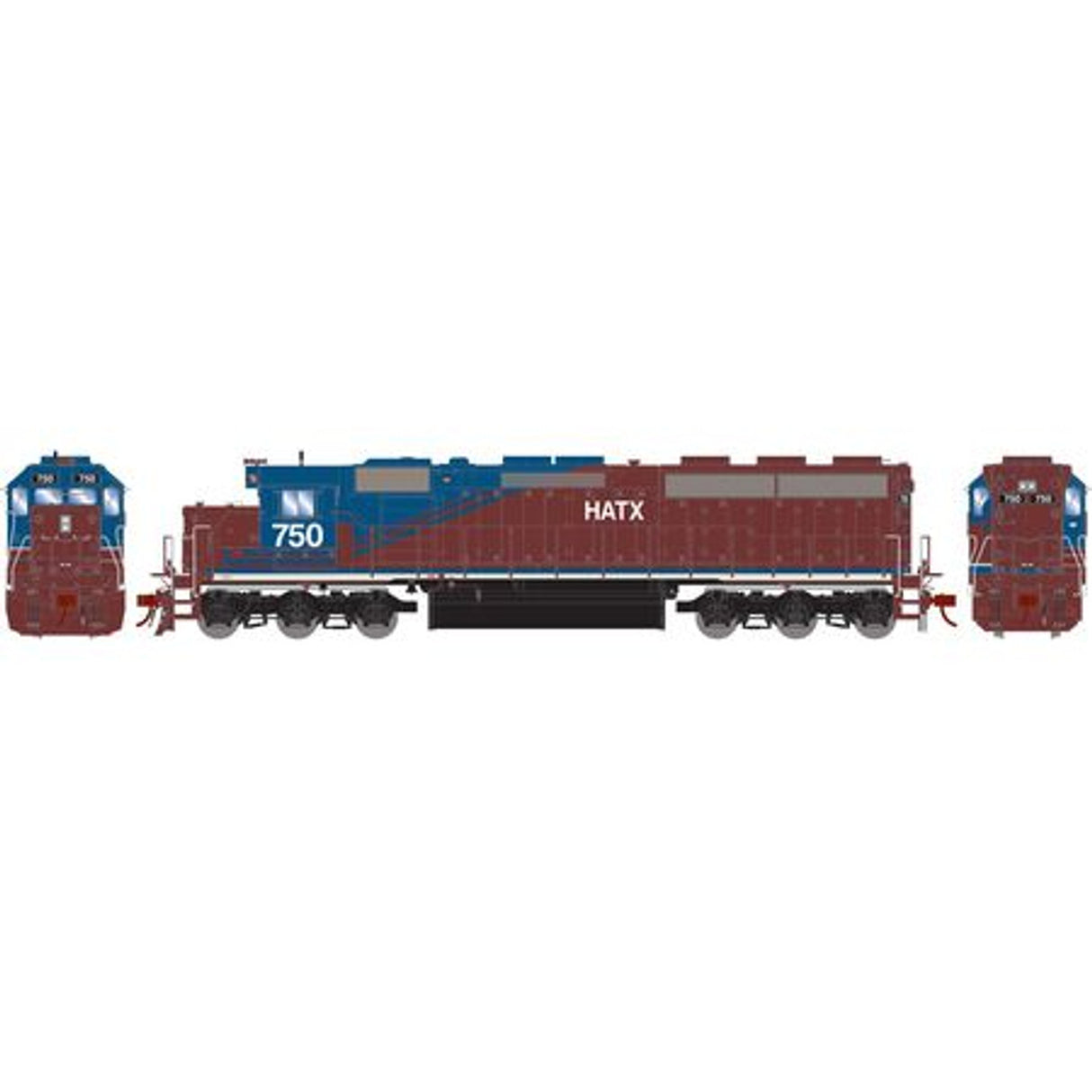 Athearn Genesis HO SD45-2 w/DCC & Sound, HATX #750 - ATHG86221