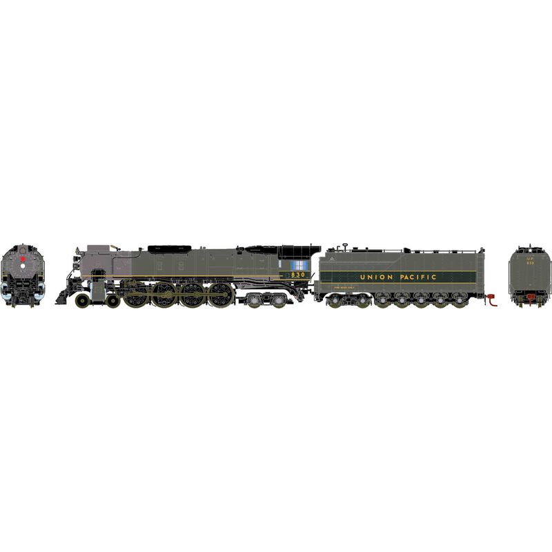 Athearn Genesis HO FEF-2 4-8-4 w/DCC & Sound, UP #830 - ATHG88410