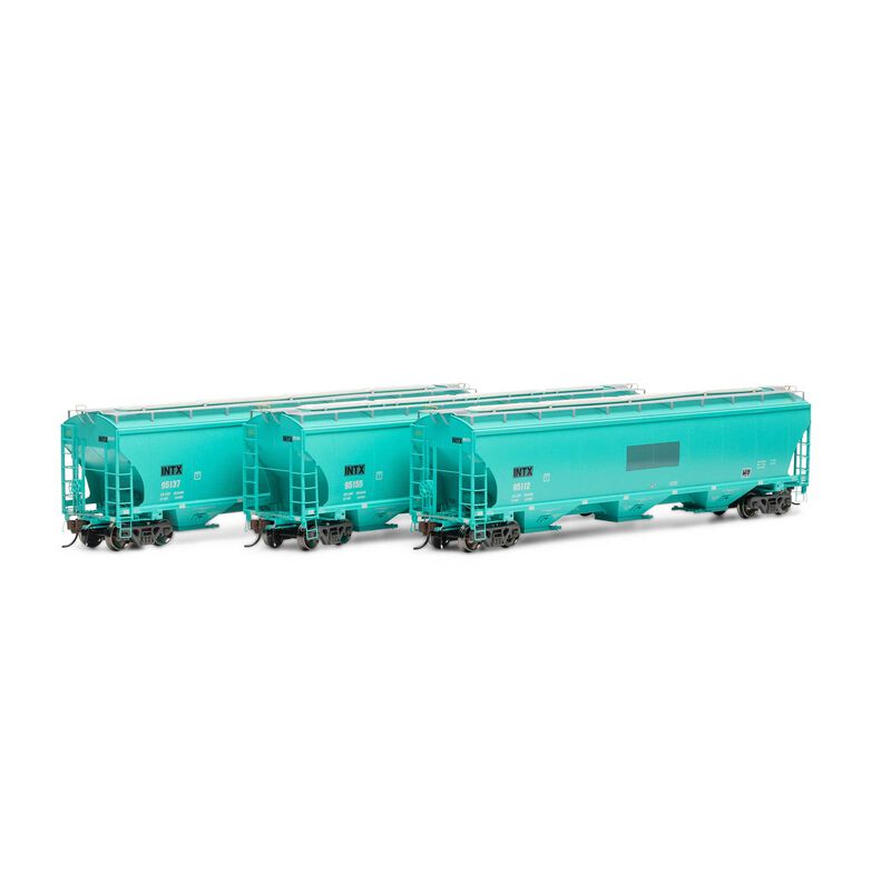 Athearn Genesis HO Trinity 3-Bay Hoppers, INTX # 1 (3)