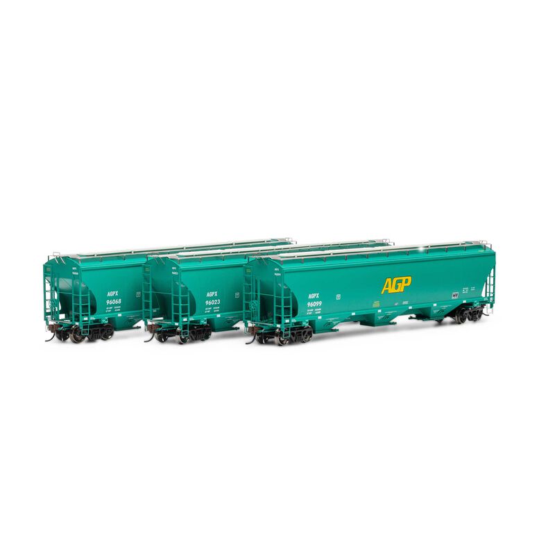 Athearn Genesis HO Trinity 3-Bay Hoppers, AGPX # 2 (3)