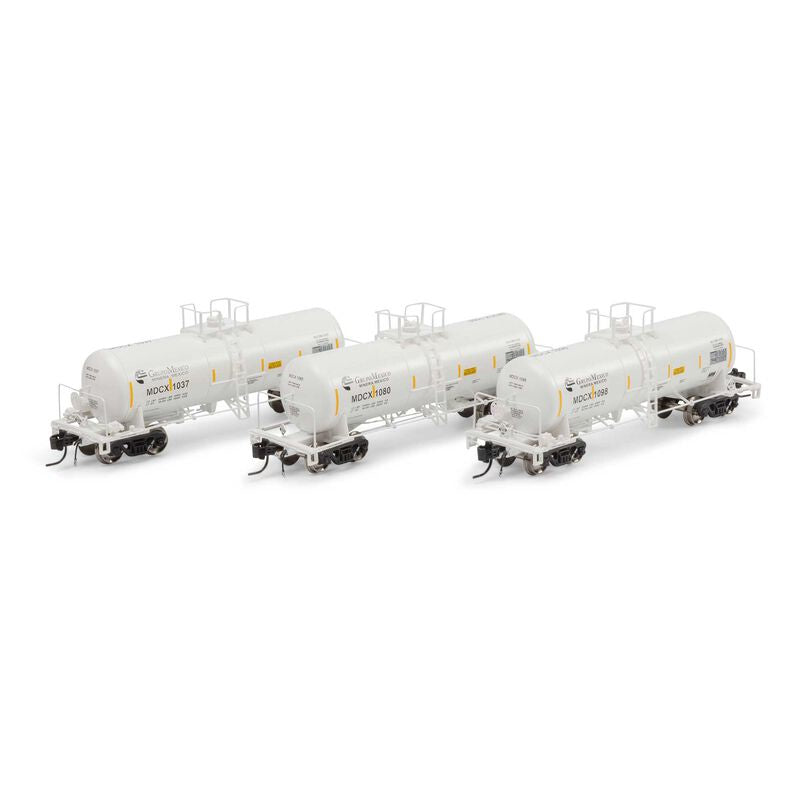 Athearn Genesis N 13,600-Gallon Acid Tank, MDCX (3)