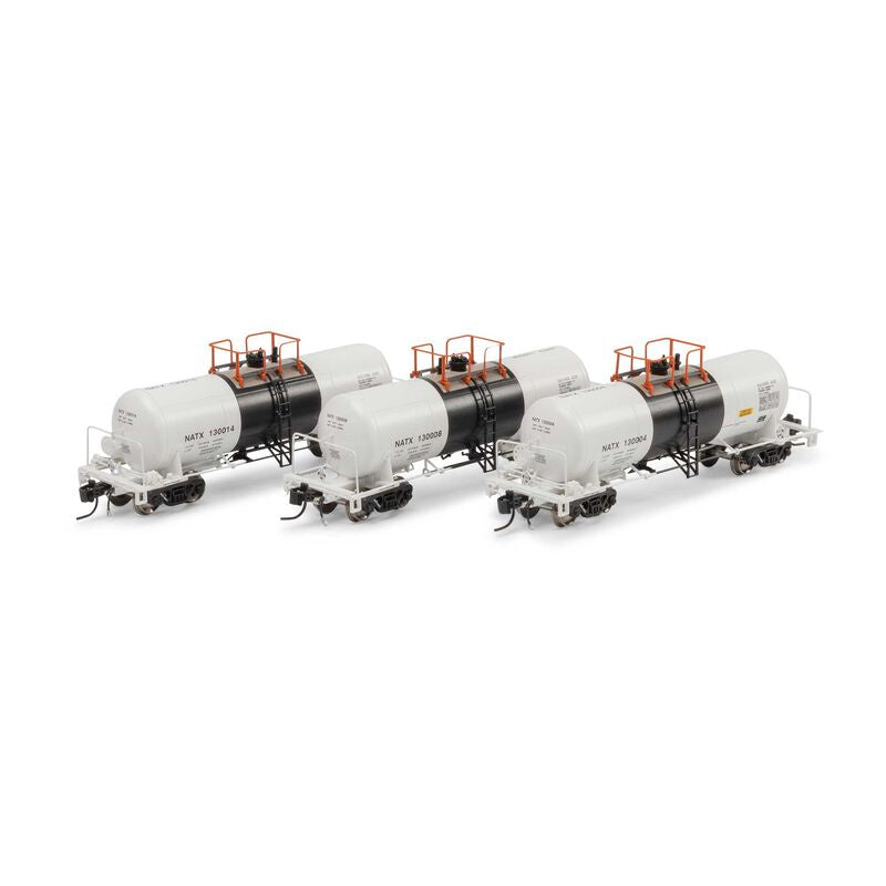 Athearn Genesis N 13,600-Gallon Acid Tank, NATX (3)