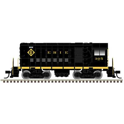 Atlas HO Alco HH600/660 - LokSound and DCC - Master(R) Gold -- Erie Lackawanna 305 (black, yellow) - ATL10003986
