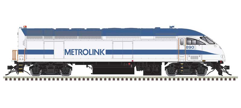 Atlas HO Motive Power Industries MP36PH-3C - ESU LokSound & DCC - Master(R) Gold -- Metrolink #892 (white, blue)