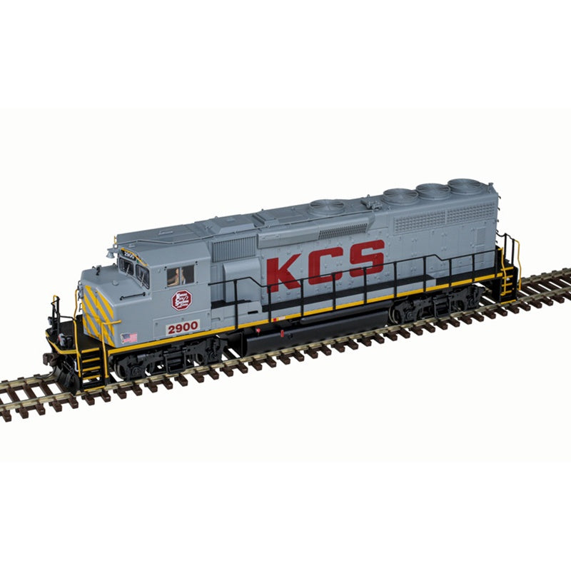 Atlas HO GMD GP40-2W CN Version - Standard DC - Master(R) -- Kansas City Southern #2916 (gray, red, yellow)