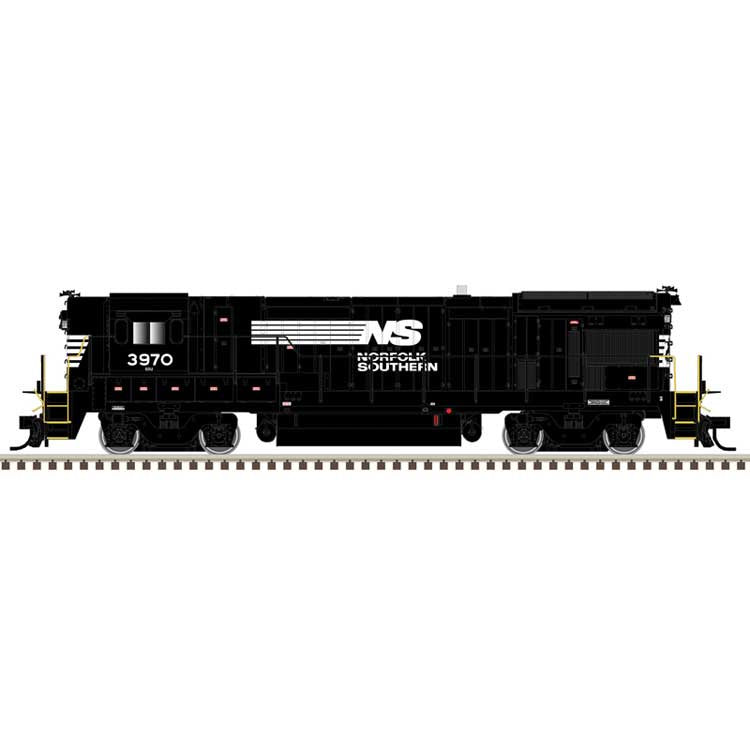 Atlas HO B23-7 High Nose - Sound and DCC - Master(R) Gold -- Norfolk Southern #3982 (black, white)