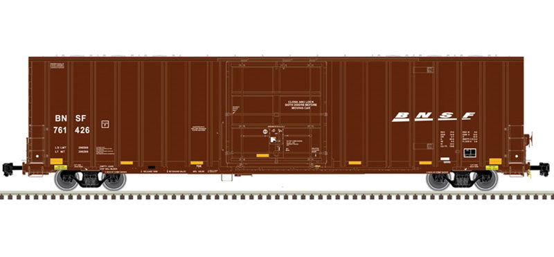 Atlas Gunderson 7538 Plug-Door Boxcar - Ready to Run - Master(R) -- BNSF 761467 (Boxcar Red, white, Wedge Logo) - ATL20005927