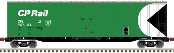 Atlas HO NSC 5111 50' Plug-Door Boxcar - Ready to Run -- Canadian Pacific 85520 (green, white, black, Multimark Logo) - ATL20006084